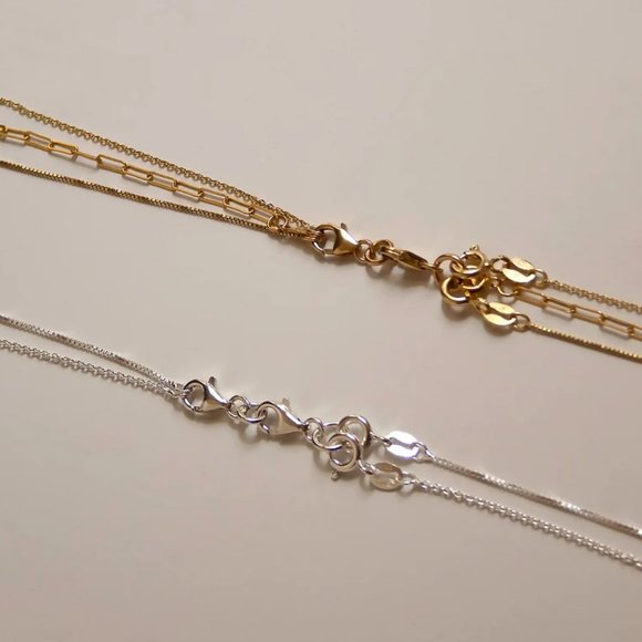 Layered Necklace Clasp, 14K Gold Filled Multistrand Separator Detangler - Picture 7 of 9